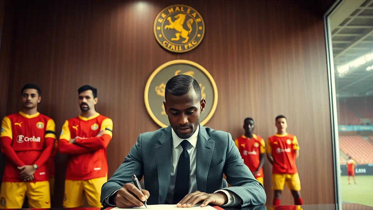 Malang Sarr quitte le RC Lens, un roc défensif parti